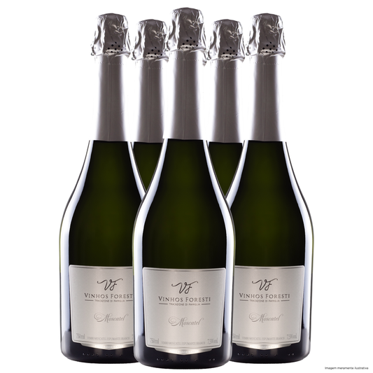 6 unidades Espumante Moscatel Branco